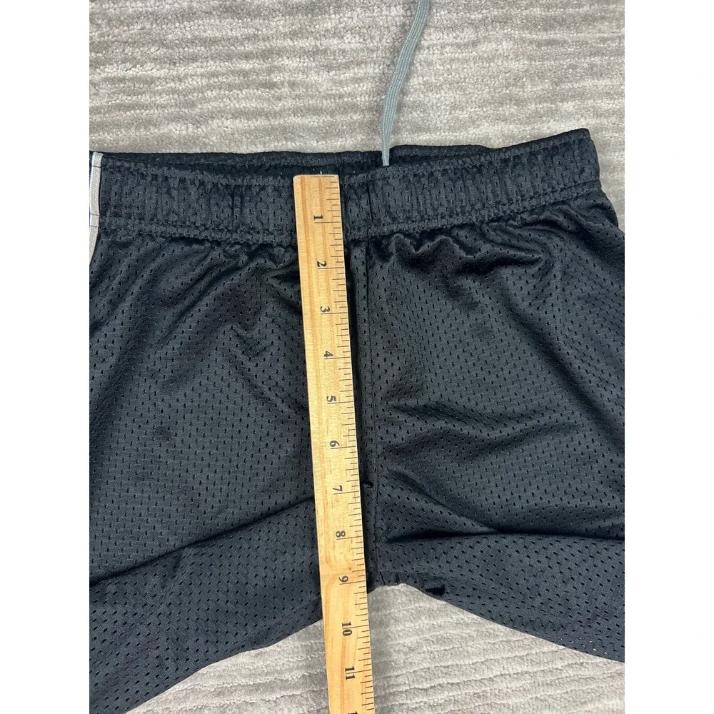Nike Pants Boys Large Black Dri-FIT Mesh Athletic Track Side Stripe Swoosh